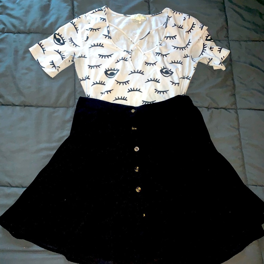 Plus Size Eyeball Bodysuit